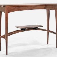 Giraffe Console Table Walnut