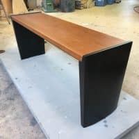 Parenthetical ebonized cherry & cherry