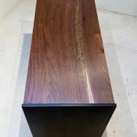 Parenthetical walnut/mahog top